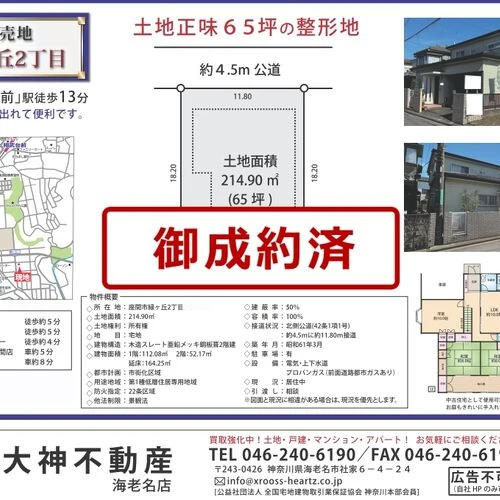 画像7110：座間市緑が丘・土地